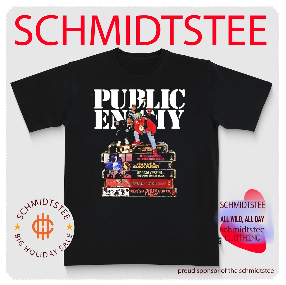 Public Enemy 90s shirt