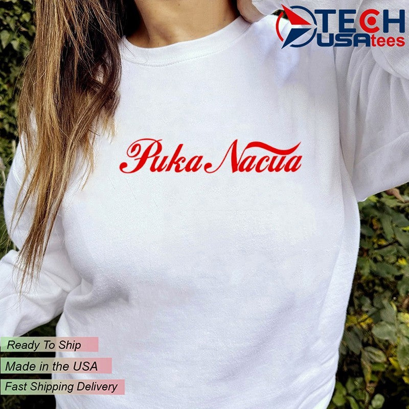 Puca Nacua Cola logo shirt