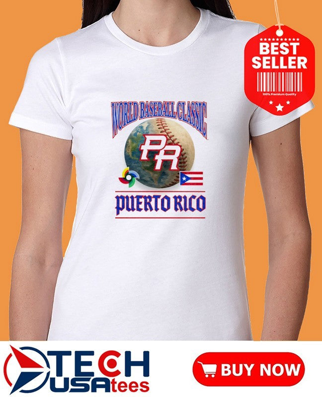 Puerto Rico 2026 World Baseball Classic logo shirt