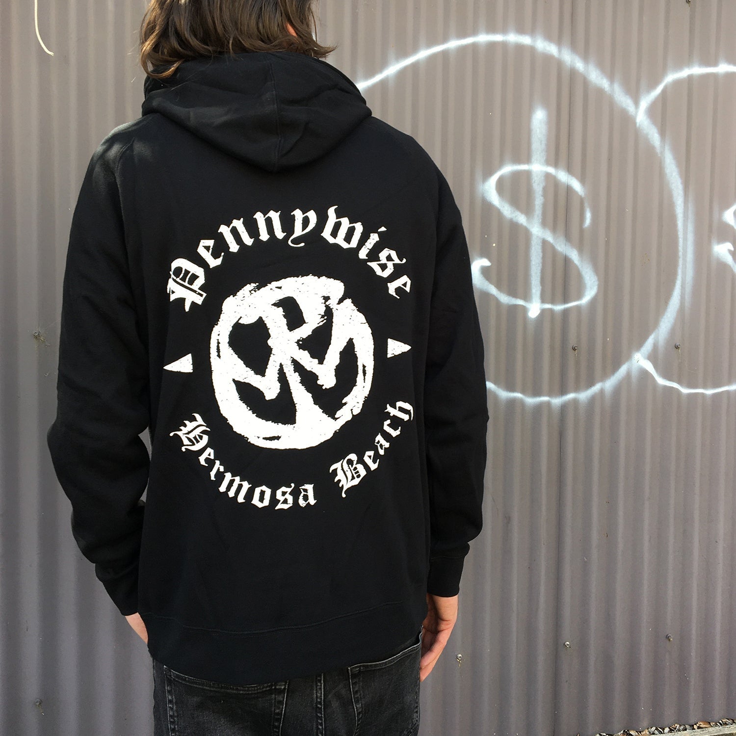 Old English Hoodie (Black) T-Shirts, Sweatshirt | CoreVibeTees.com (Image 4)