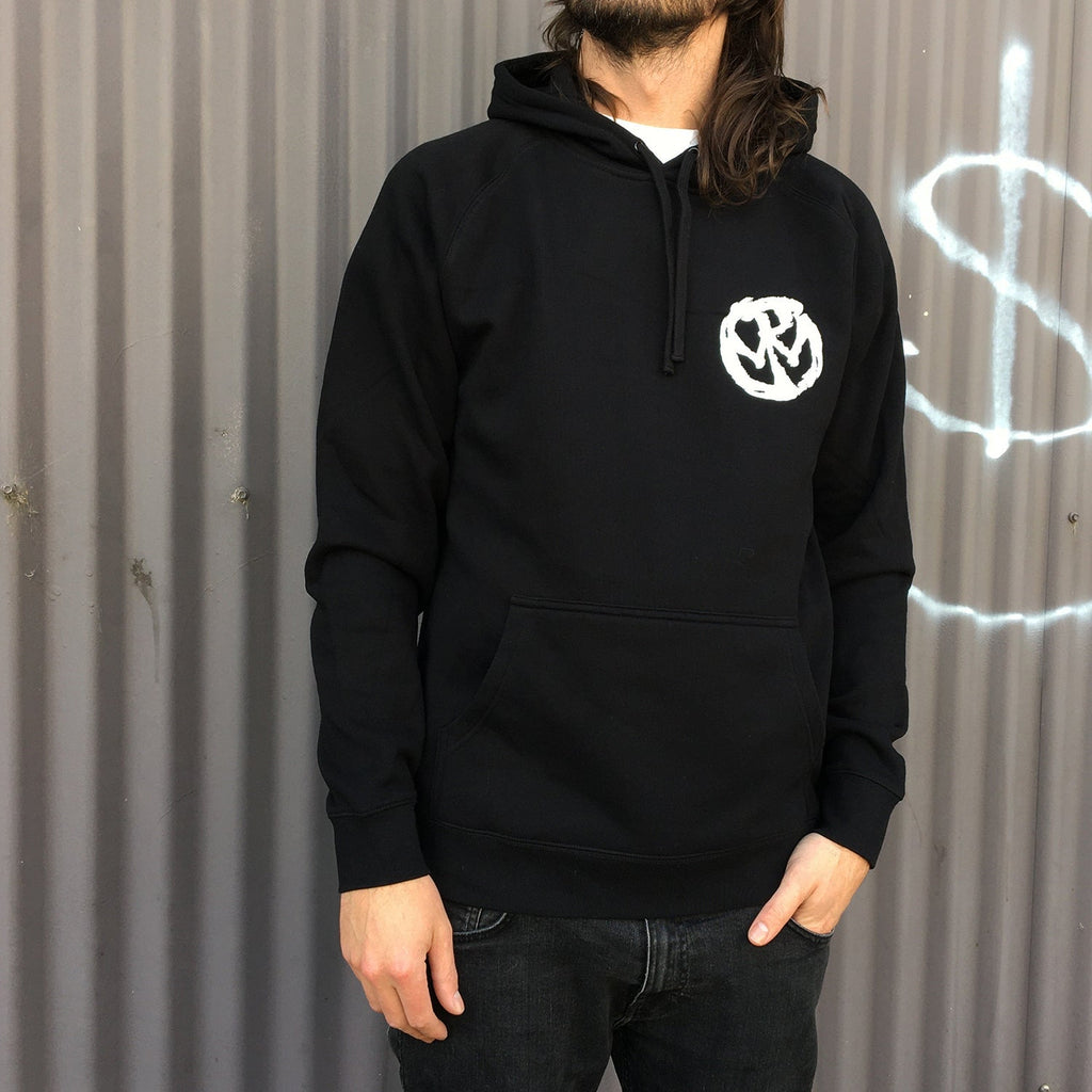 Old English Hoodie (Black) T-Shirts, Sweatshirt | CoreVibeTees.com (Image 3)
