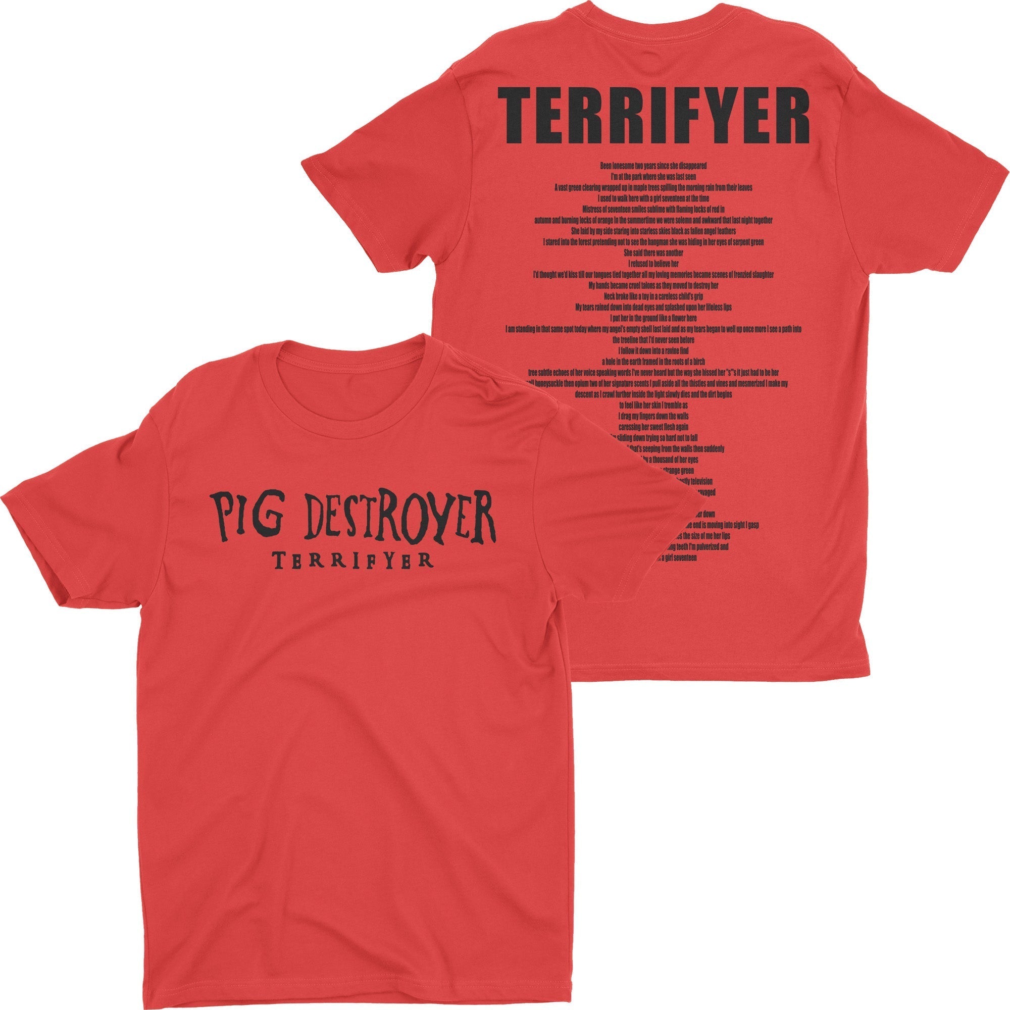 Pig Destroyer - Terrifyer Logo t-shirt Hoodie, Sweatshirt | CoreVibeTees.com (Image 1)