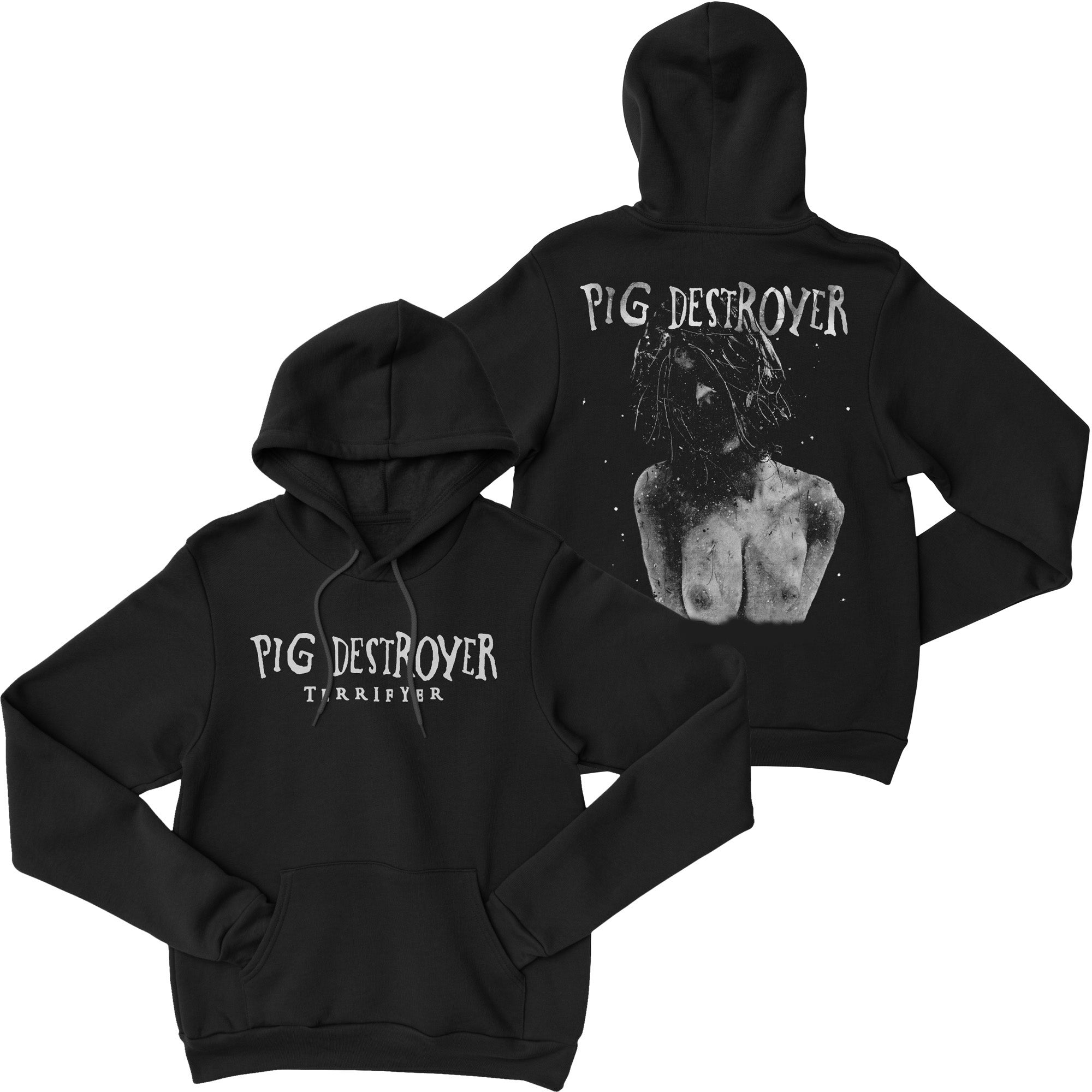 Pig Destroyer - Terrifyer pullover hoodie T-Shirts, Sweatshirt | CoreVibeTees.com (Image 1)