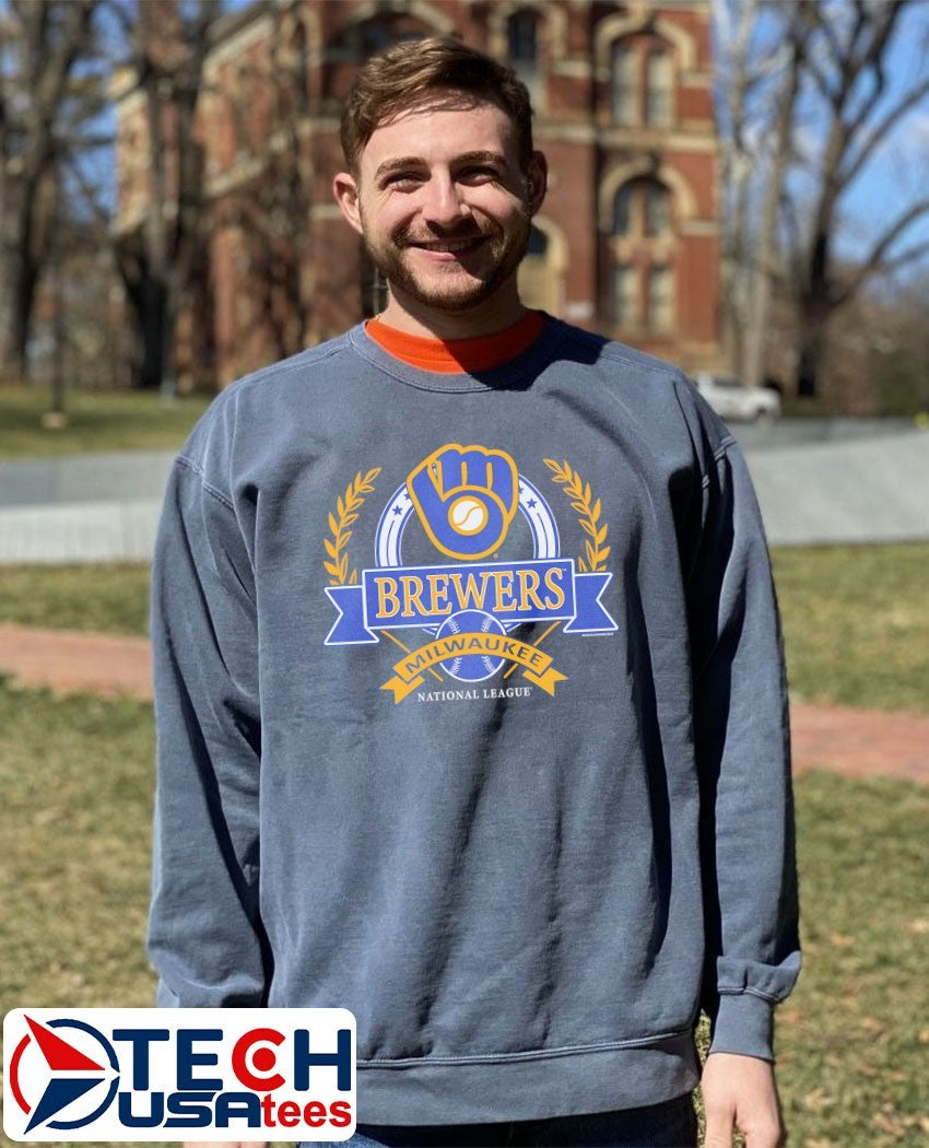 Milwaukee Brewers National League Cooperstown Crest shirt