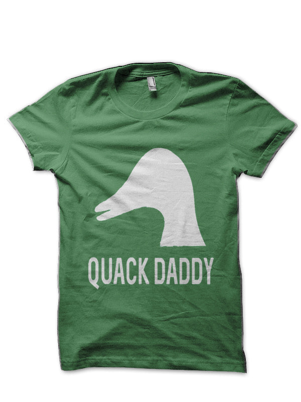 Quack Daddy Dark Green Half Sleeve T-Shirt Hoodie, Sweatshirt | CoreVibeTees.com