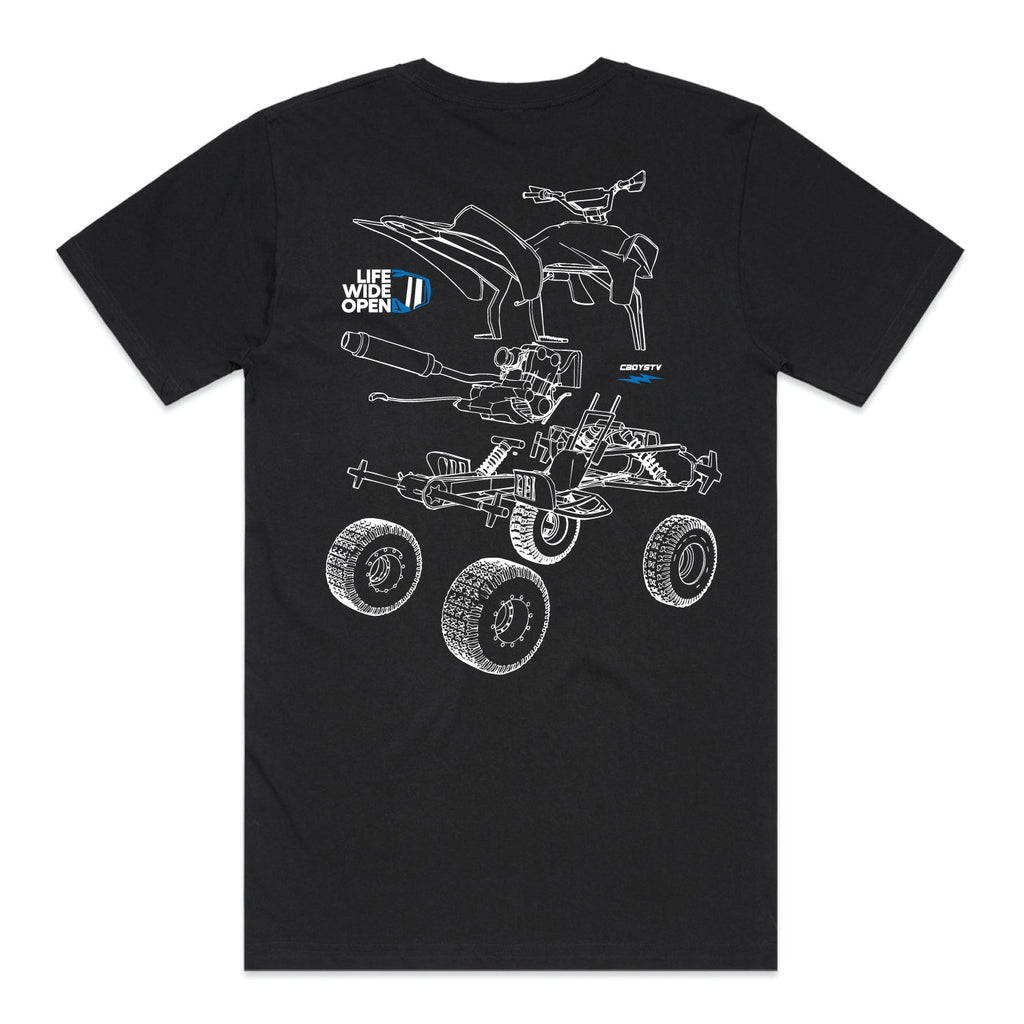 Quad Blowup Tee Hoodie, Sweatshirt | CoreVibeTees.com (Image 1)