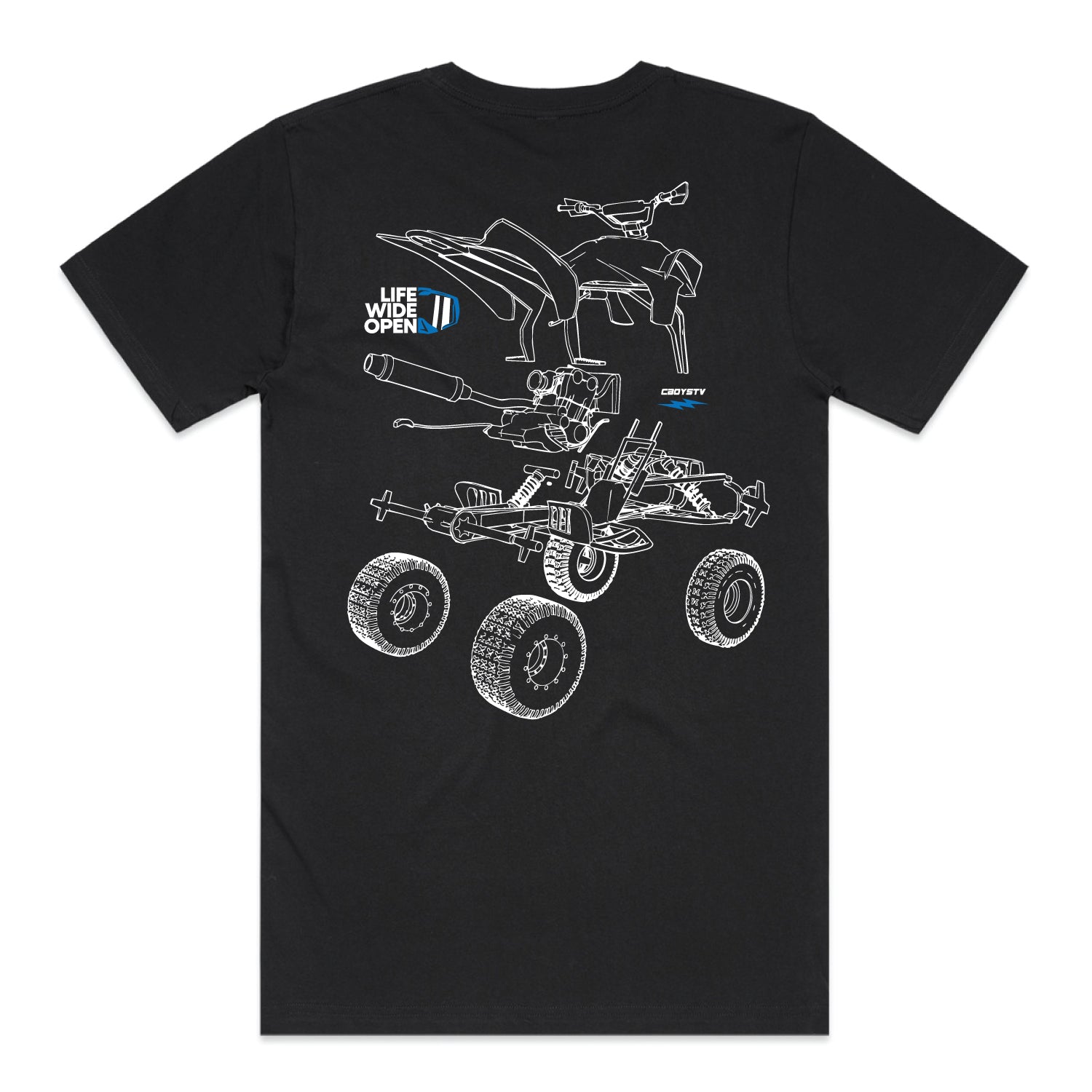 Quad Blowup Tee Hoodie, Sweatshirt | CoreVibeTees.com (Image 1)
