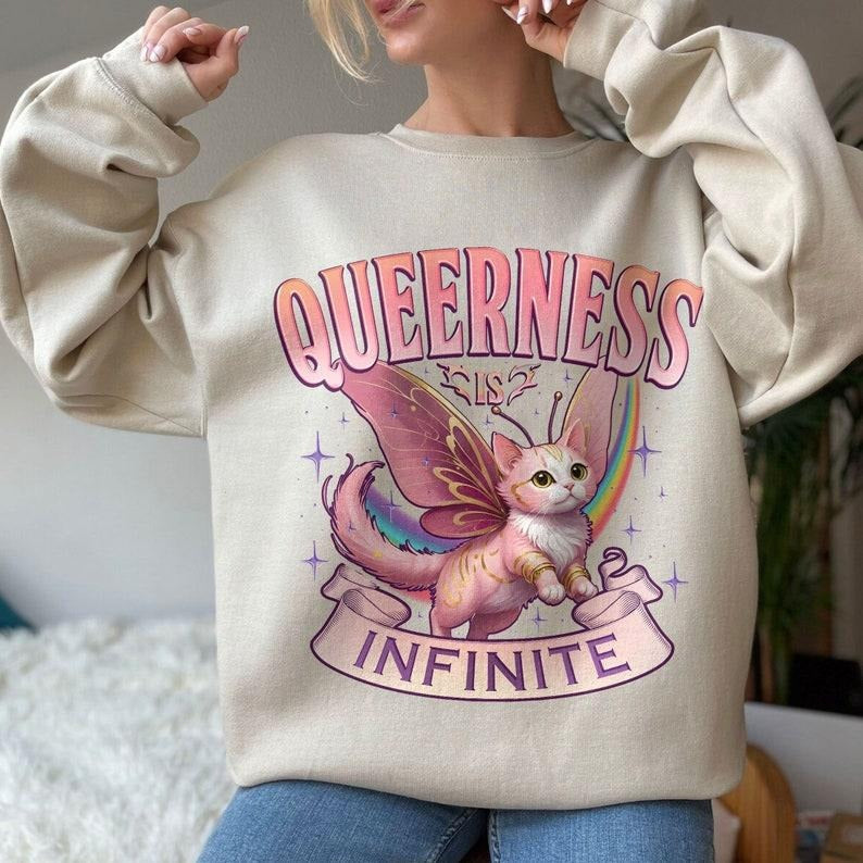 Queerness Is Infinite Sweatshirt, Lgbt Pride Month Shirts, In My Pride Month Era Crewneck, Gay Lesbian Pride Hoodie, Gift For Friend  T-shirt, sweater and Hoodie