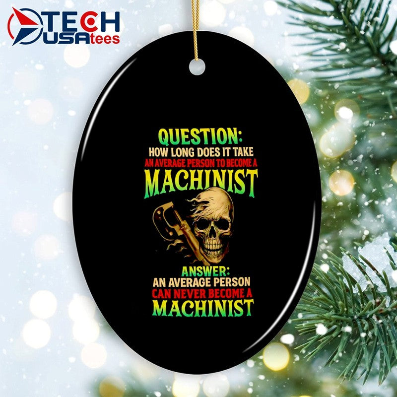 Question how long does it take an average person to become a machinist skull shirt