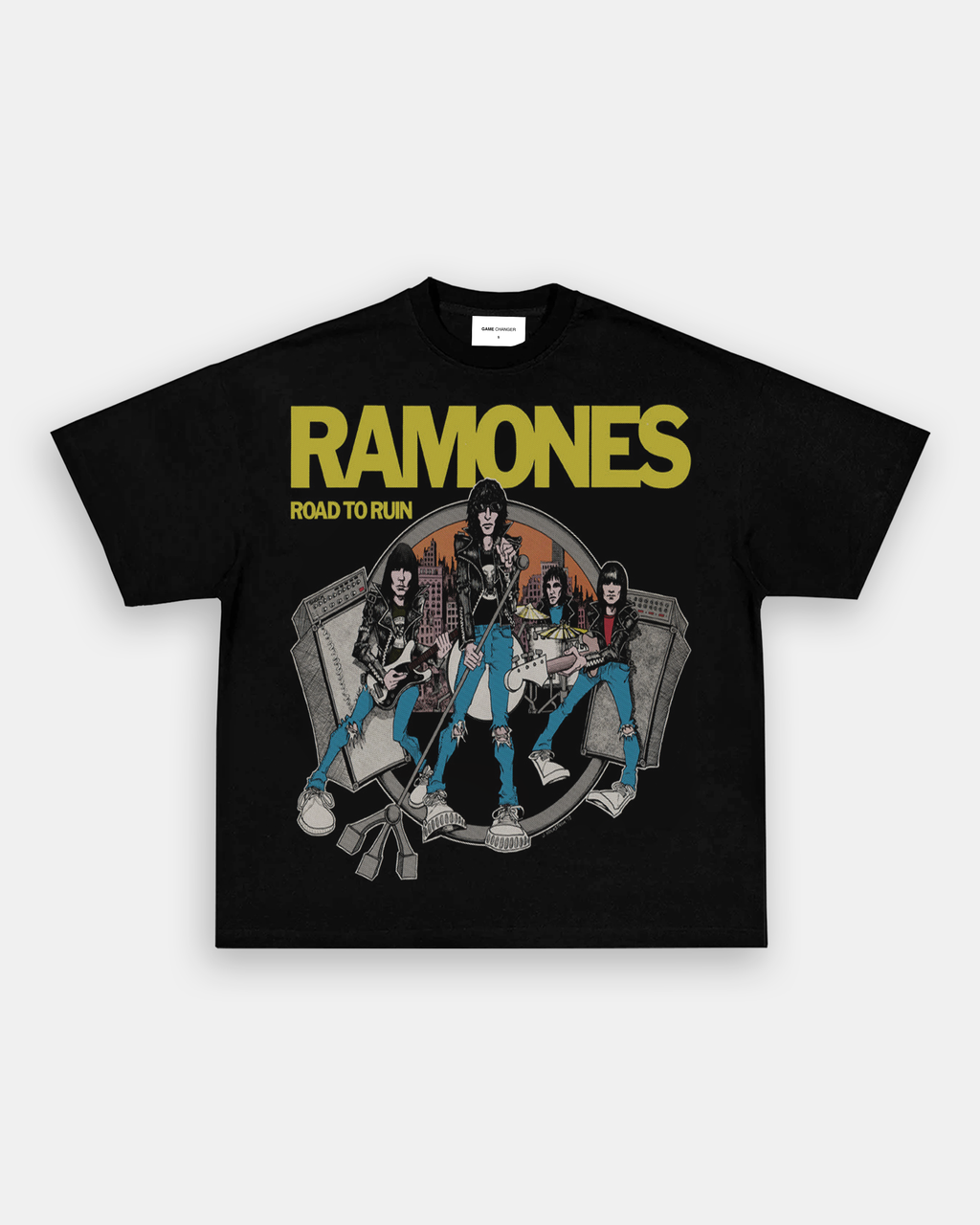 RAMONES ROAD TO RUIN TEE Hoodie, Sweatshirt | CoreVibeTees.com (Image 1)