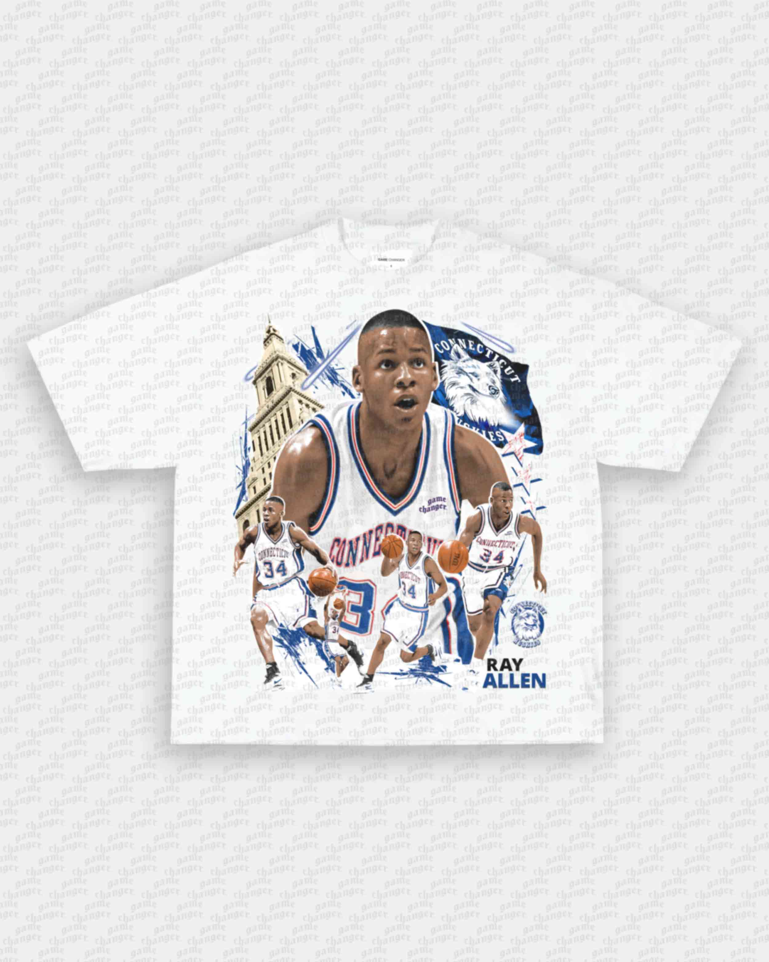 RAY ALLEN - UCONN TEE Hoodie, Sweatshirt | CoreVibeTees.com (Image 1)