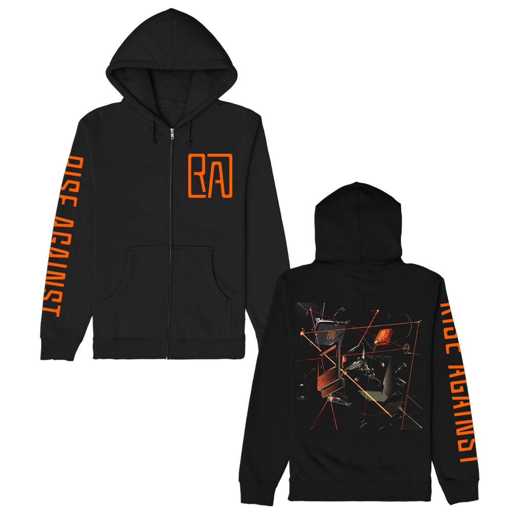 Ricochet Zip-Up Hoodie (Black) T-Shirts, Sweatshirt | CoreVibeTees.com