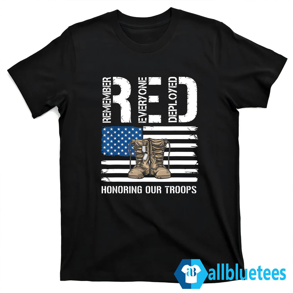 RED Honoring Our Troops Shirt