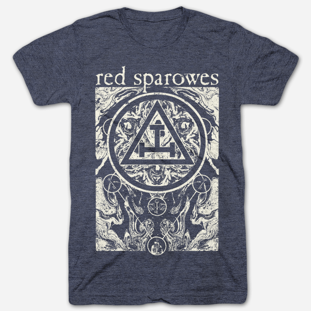 Circles Indigo Tri-Blend T-Shirt Hoodie, Sweatshirt | CoreVibeTees.com (Image 1)
