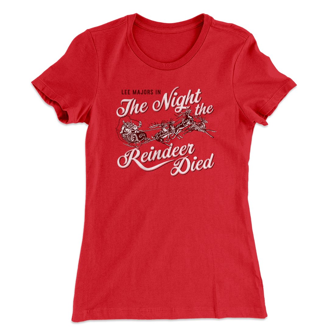 The Night The Reindeer Died Women's T-Shirt Hoodie, Sweatshirt | CoreVibeTees.com (Image 3)