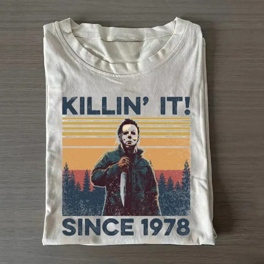 RETRO SCREAM MOVIE T-SHIRT, Horror Movie Shirt, Horror Character, Funny Halloween Shirt, Unisex T-Shirt, Gift For Men Women