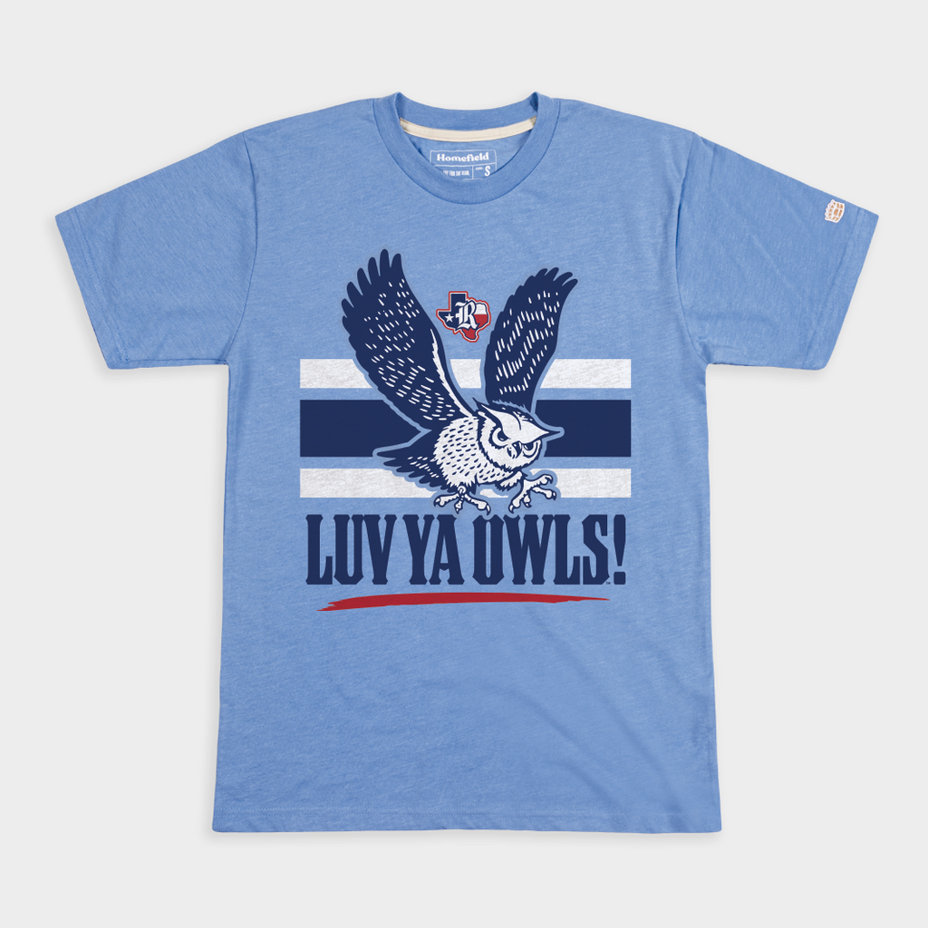 Rice Vintage "Luv Ya Owls!" Football Tee Style001 Hoodie, Sweatshirt | CoreVibeTees.com (Image 1)