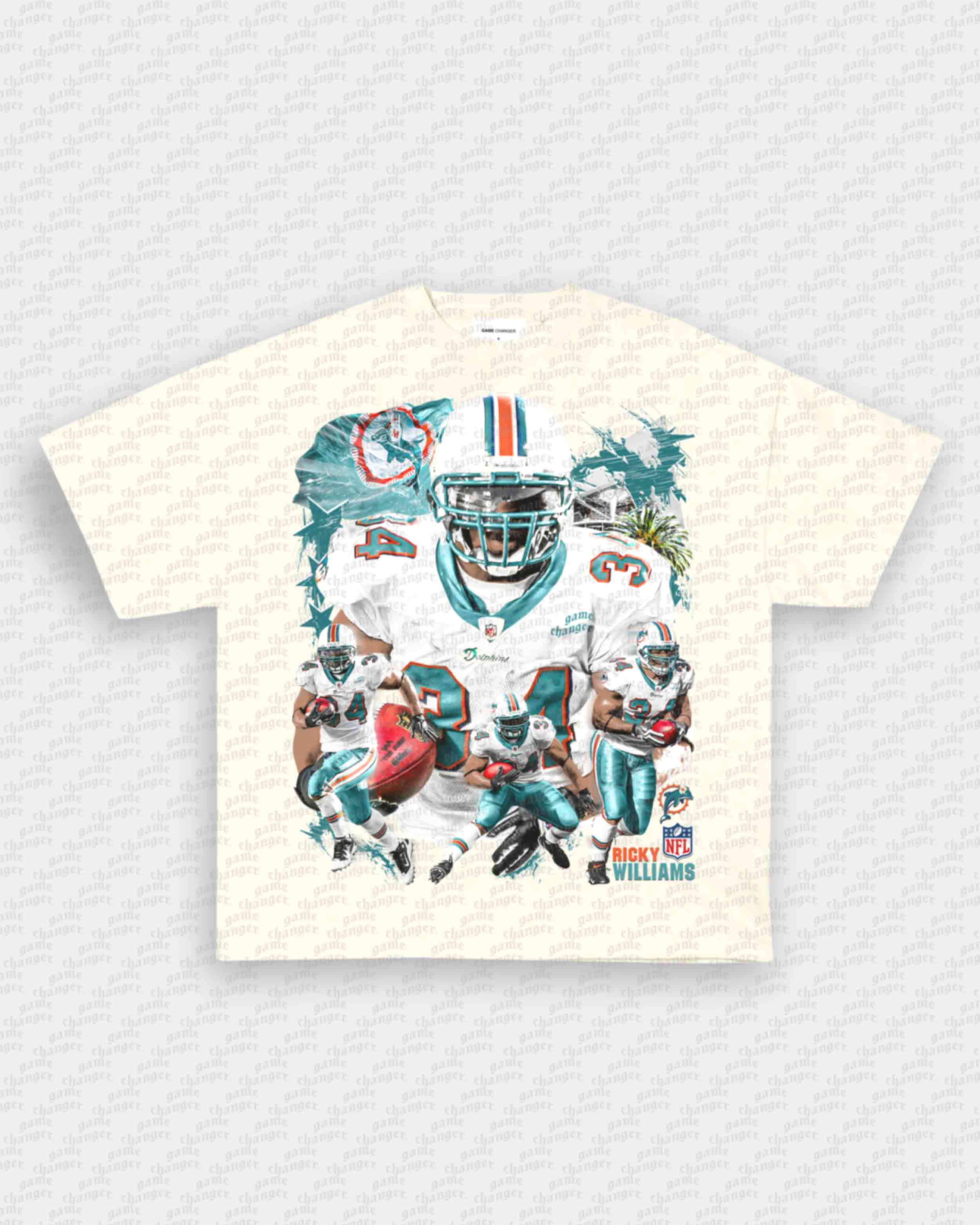 RICKY WILLIAMS - DOLPHINS TEE Hoodie, Sweatshirt | CoreVibeTees.com (Image 2)