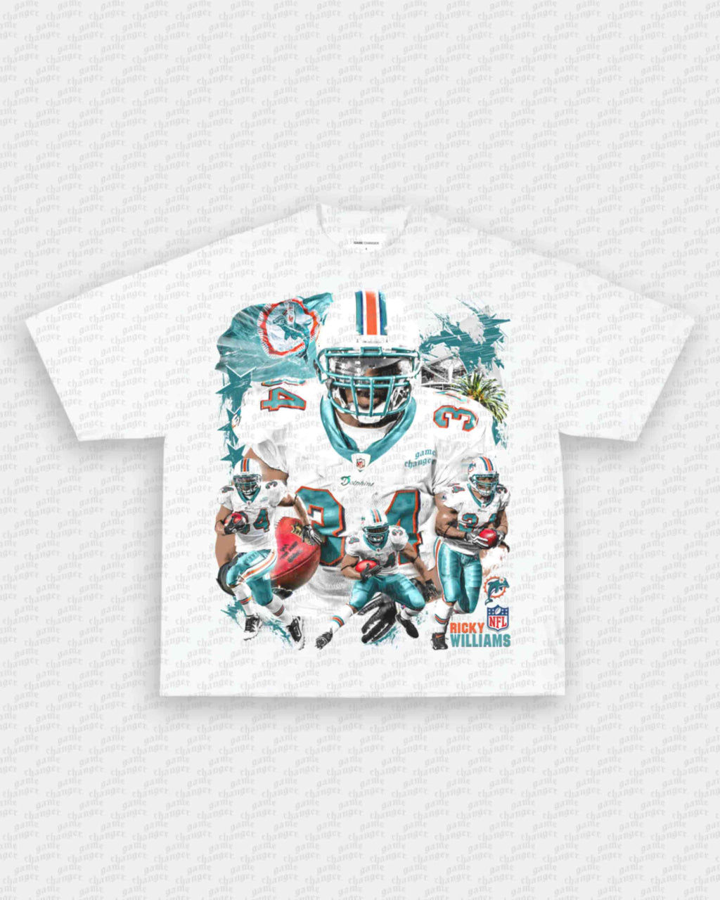 RICKY WILLIAMS - DOLPHINS TEE Hoodie, Sweatshirt | CoreVibeTees.com (Image 3)