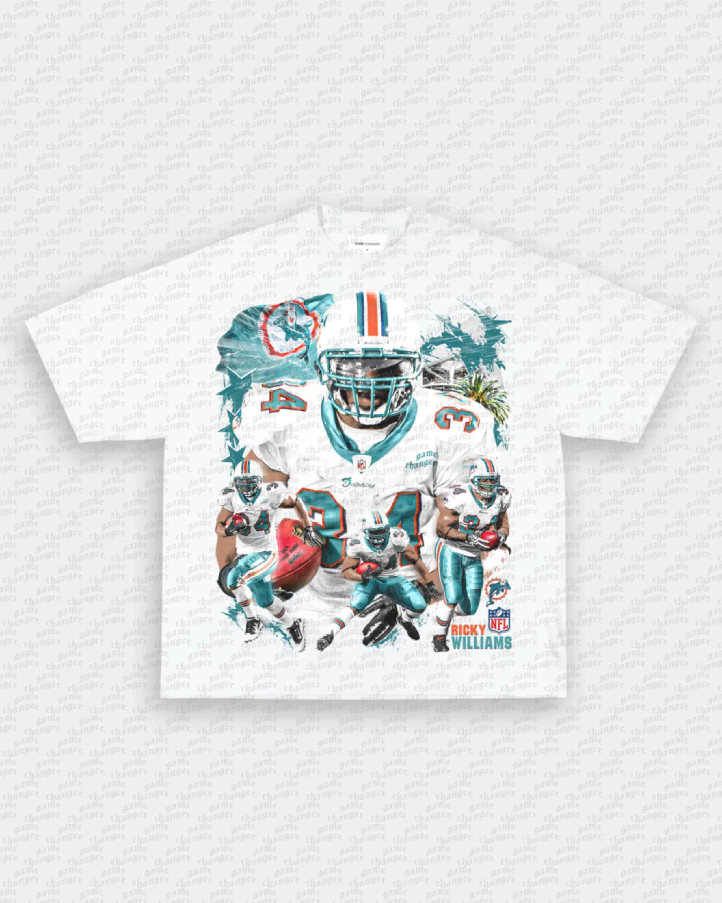 RICKY WILLIAMS - DOLPHINS TEE Hoodie, Sweatshirt | CoreVibeTees.com (Image 3)