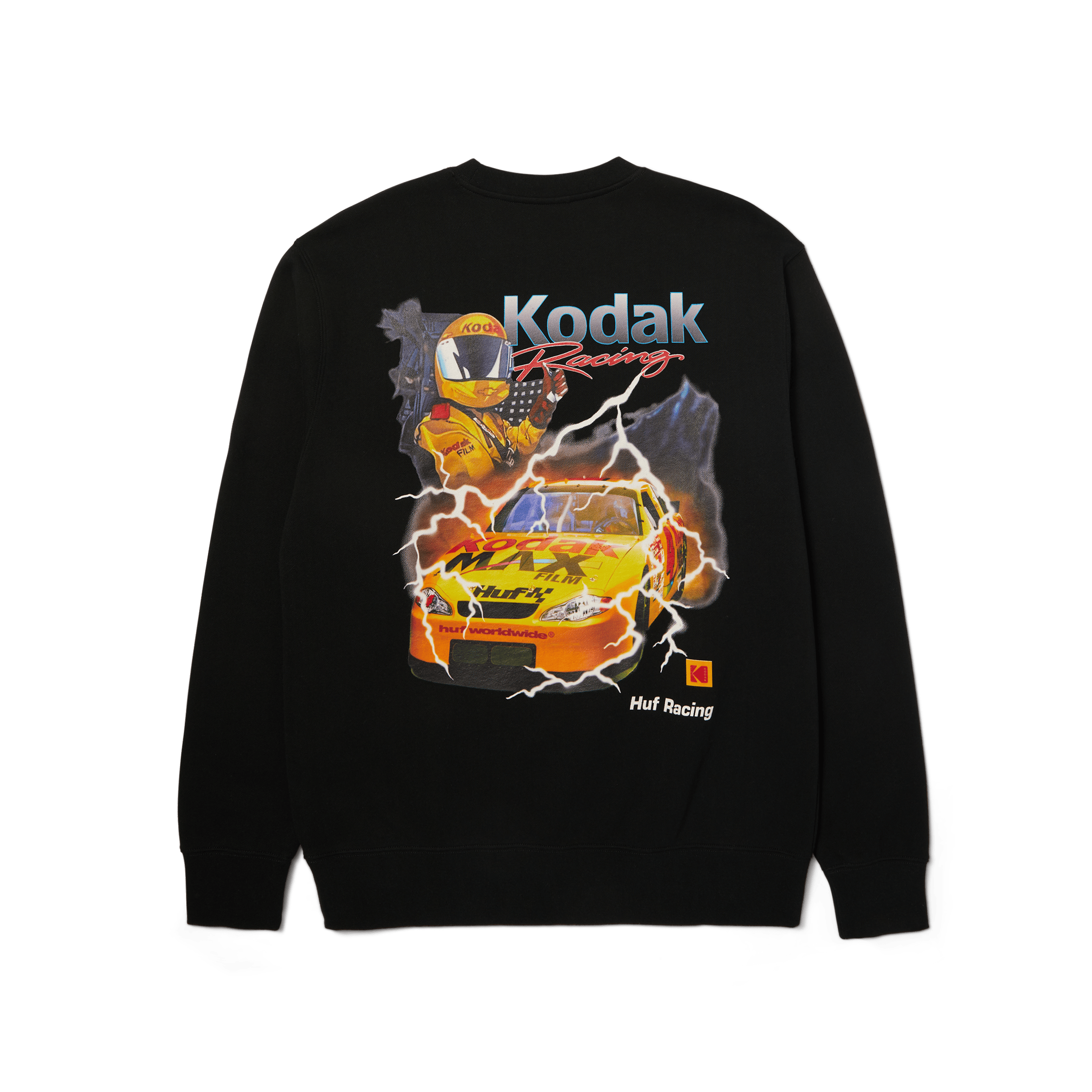HUF x Kodak Ride The Lightning Crewneck Sweatshirt T-Shirts, Hoodie | CoreVibeTees.com (Image 2)