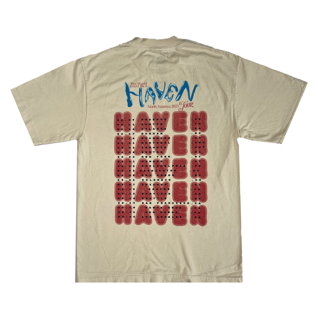 Haven Tour T-Shirt - Cream Hoodie, Sweatshirt | CoreVibeTees.com (Image 3)
