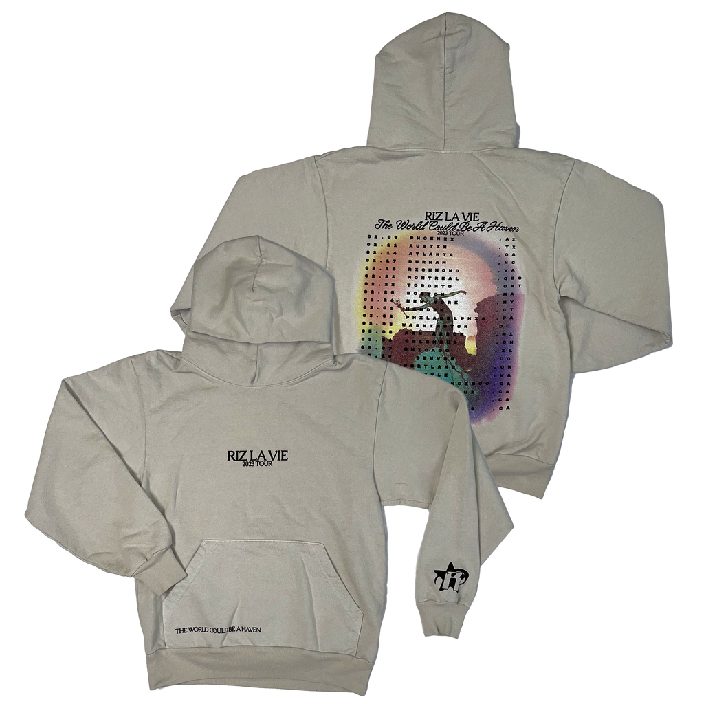 Haven Tour Hoodie - Tan T-Shirts, Sweatshirt | CoreVibeTees.com (Image 1)