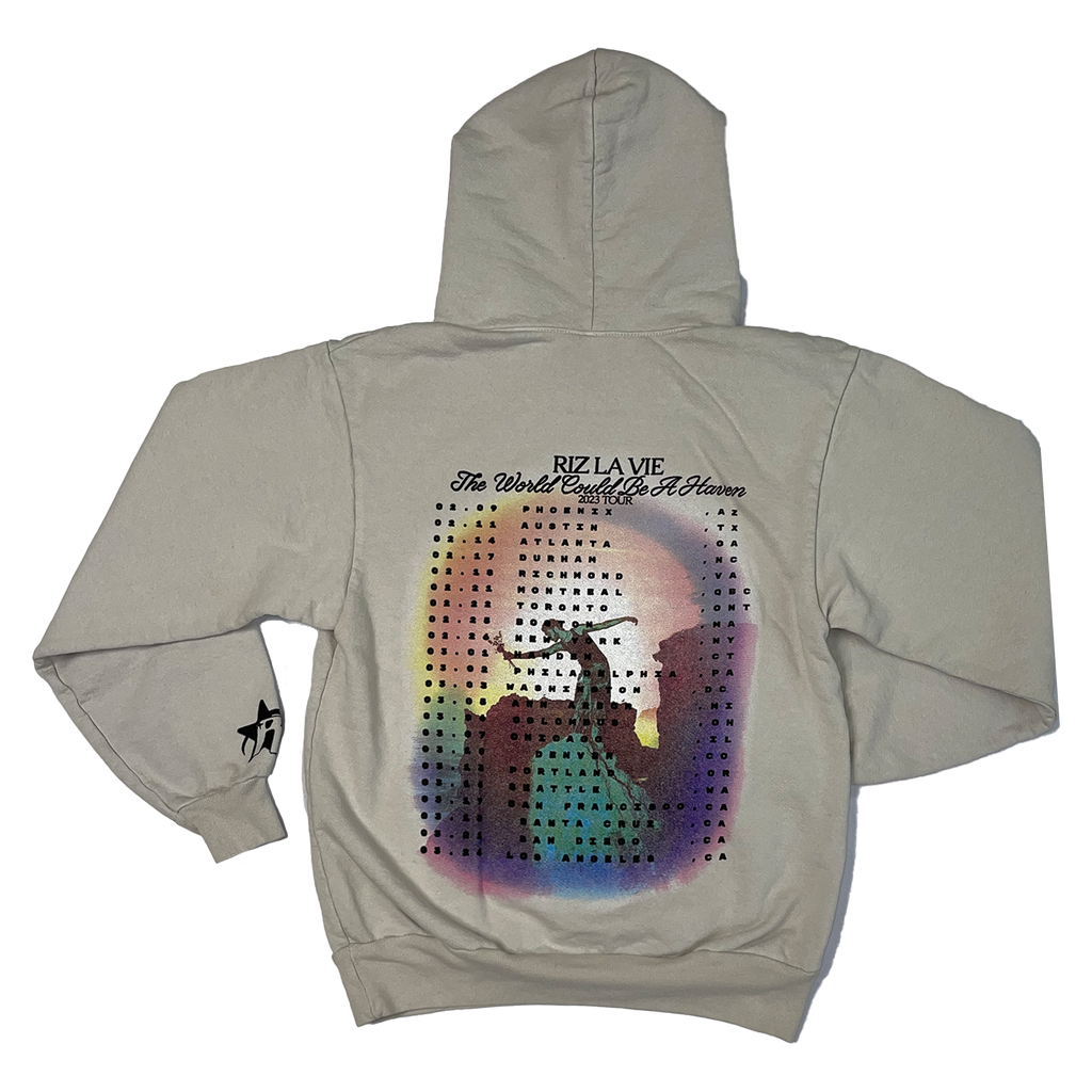 Haven Tour Hoodie - Tan T-Shirts, Sweatshirt | CoreVibeTees.com (Image 3)