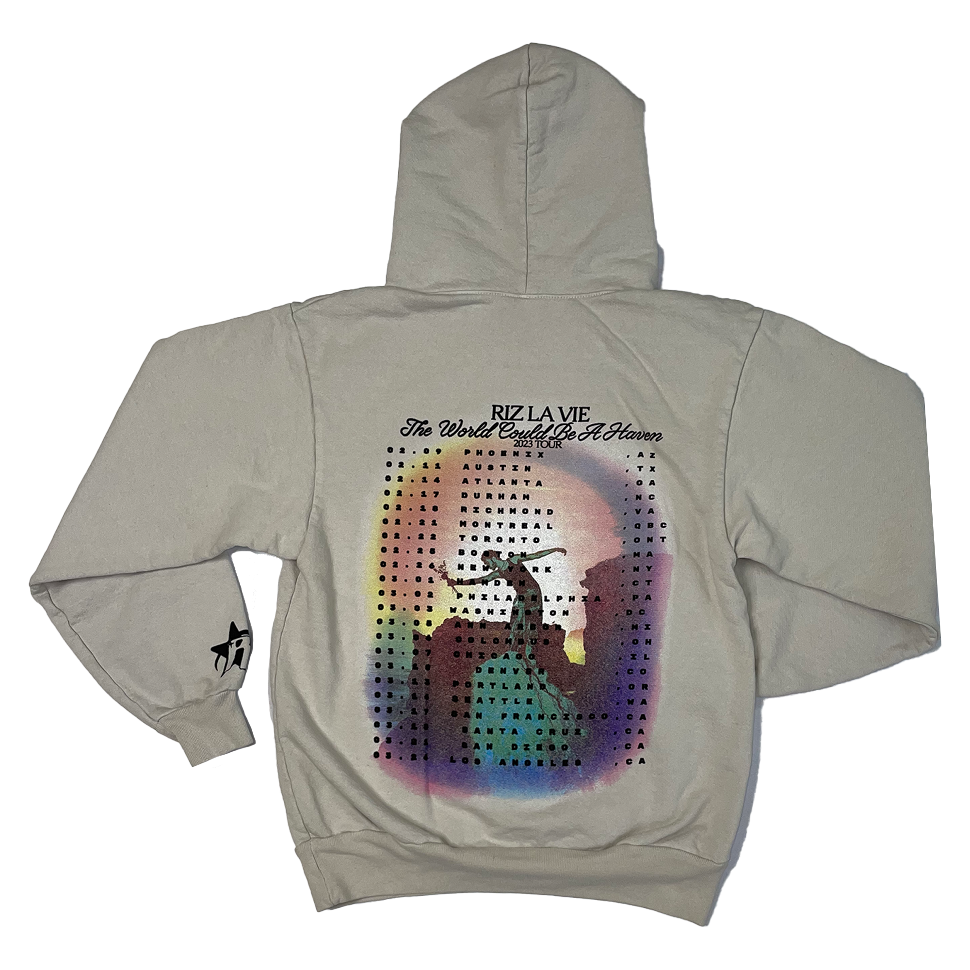 Haven Tour Hoodie - Tan T-Shirts, Sweatshirt | CoreVibeTees.com (Image 3)