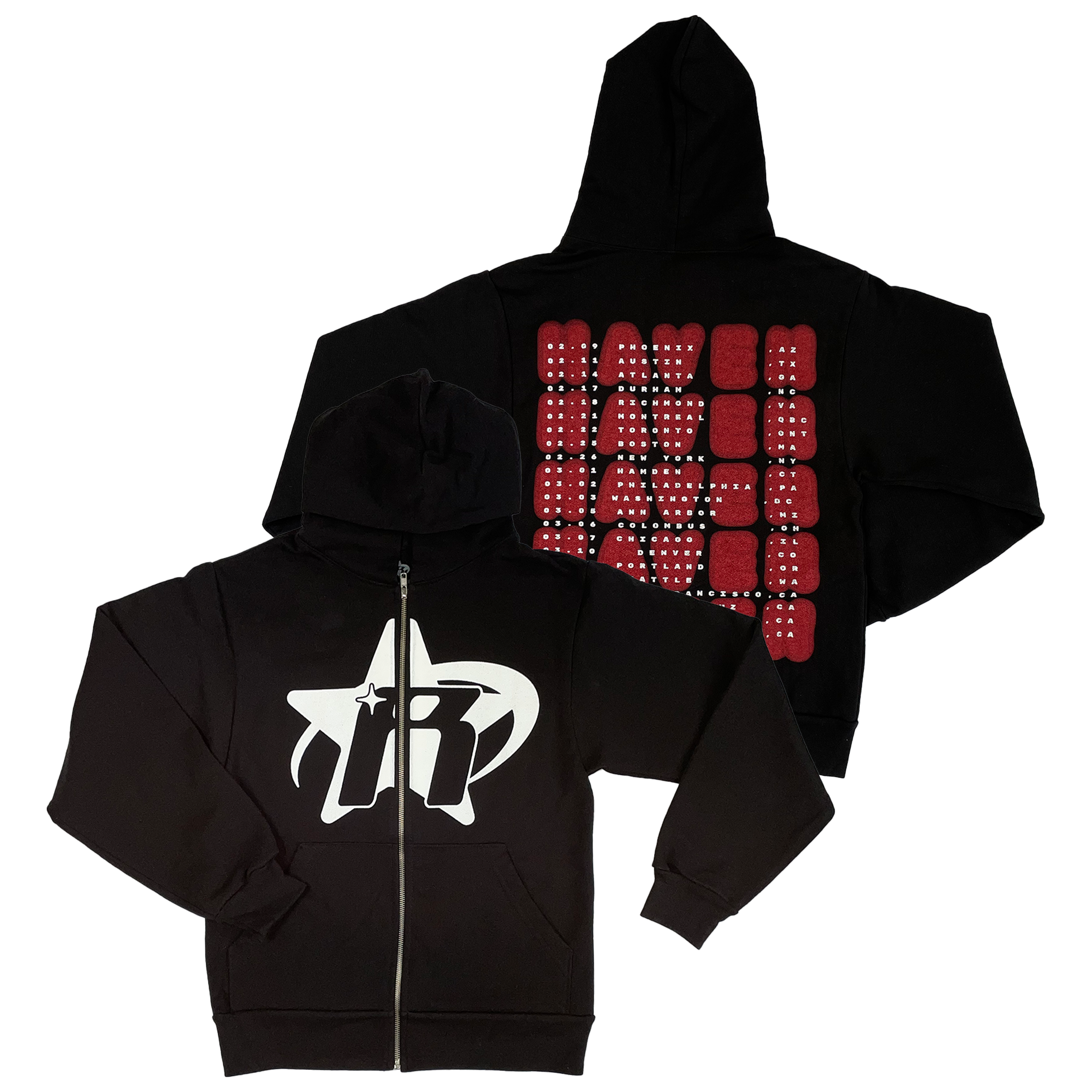 Haven Tour R-Star Hoodie T-Shirts, Sweatshirt | CoreVibeTees.com (Image 1)