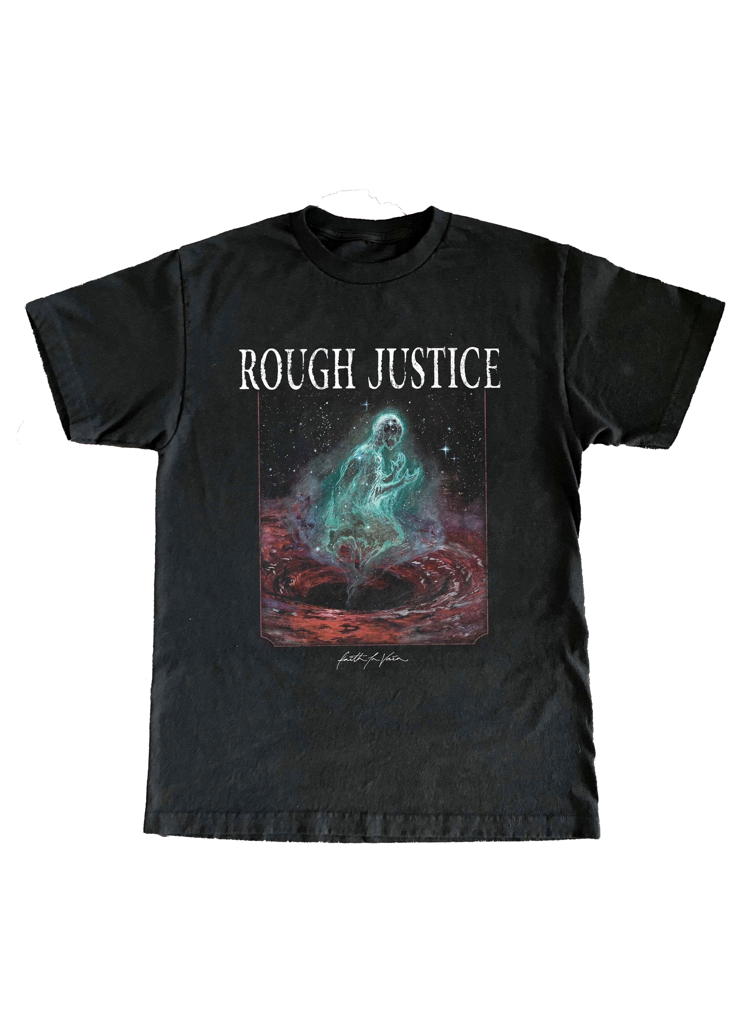 Rough Justice - Faith In Vain T-Shirt Hoodie, Sweatshirt | CoreVibeTees.com