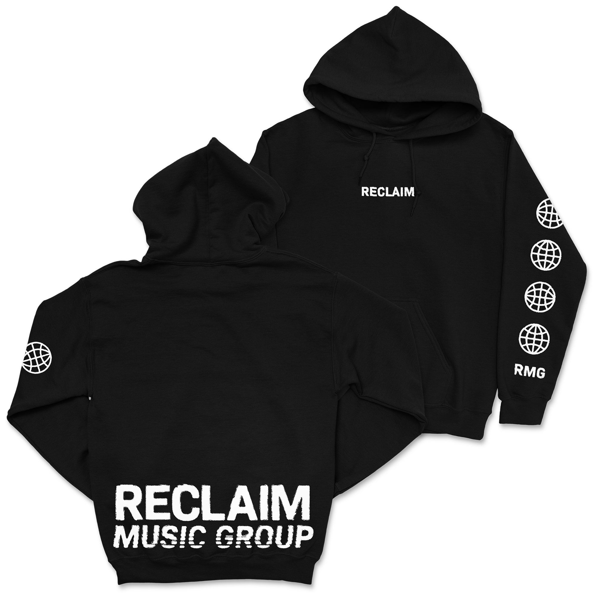 Reclaim Music Group - Trashed Logo Hoodie T-Shirts, Sweatshirt | CoreVibeTees.com (Image 1)