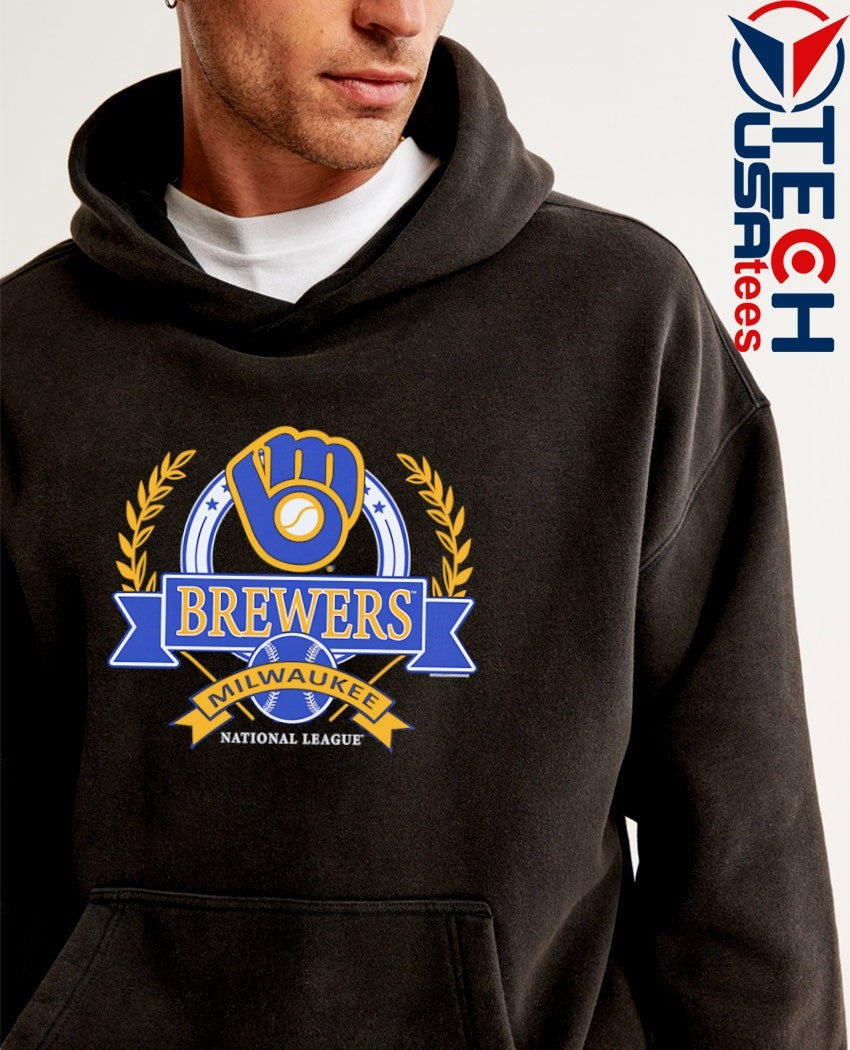 Milwaukee Brewers National League Cooperstown Crest shirt