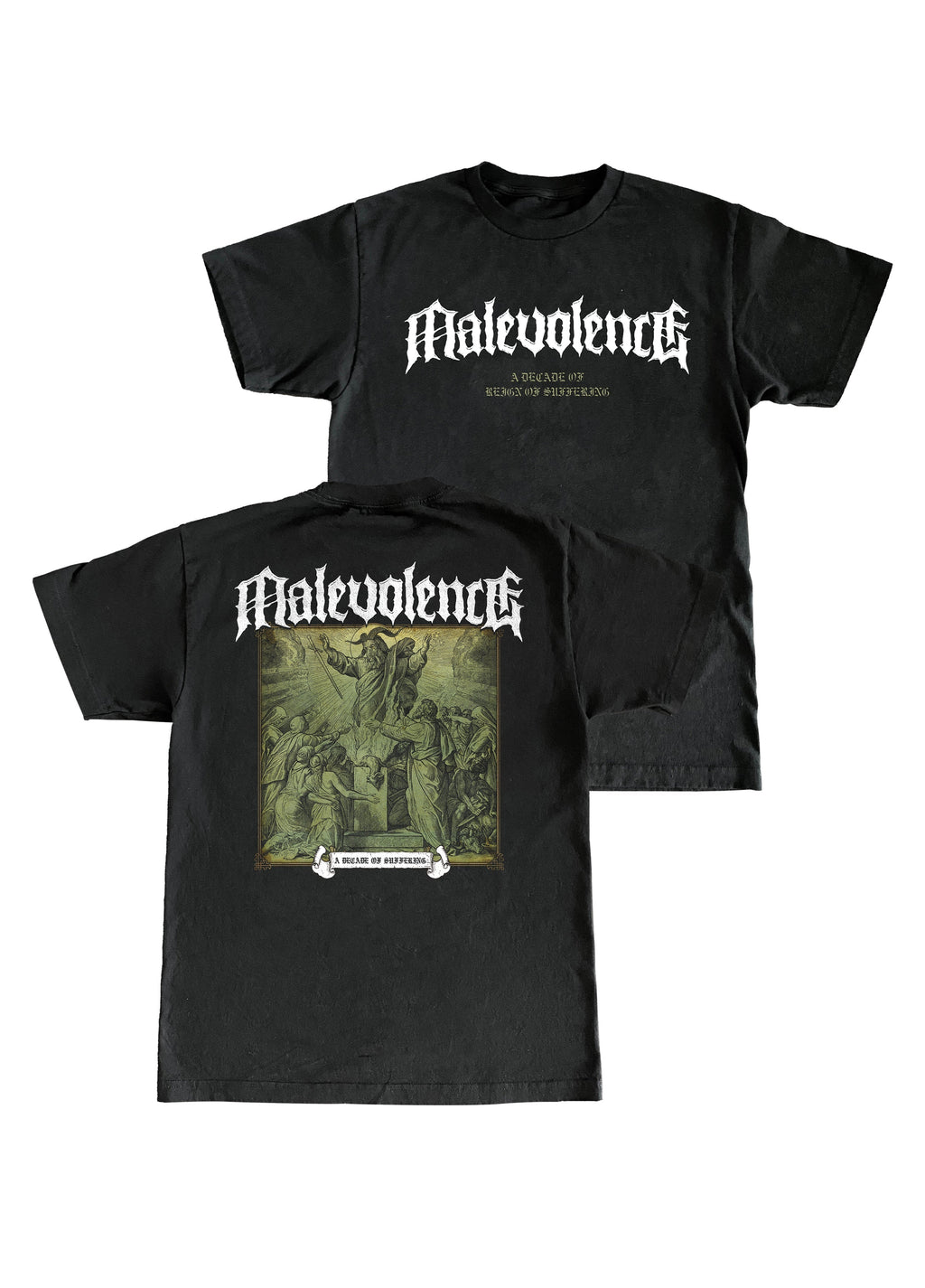 Malevolence - Reign Of Suffering Ten Year Anniversary Artwork T-Shirt Hoodie, Sweatshirt | CoreVibeTees.com