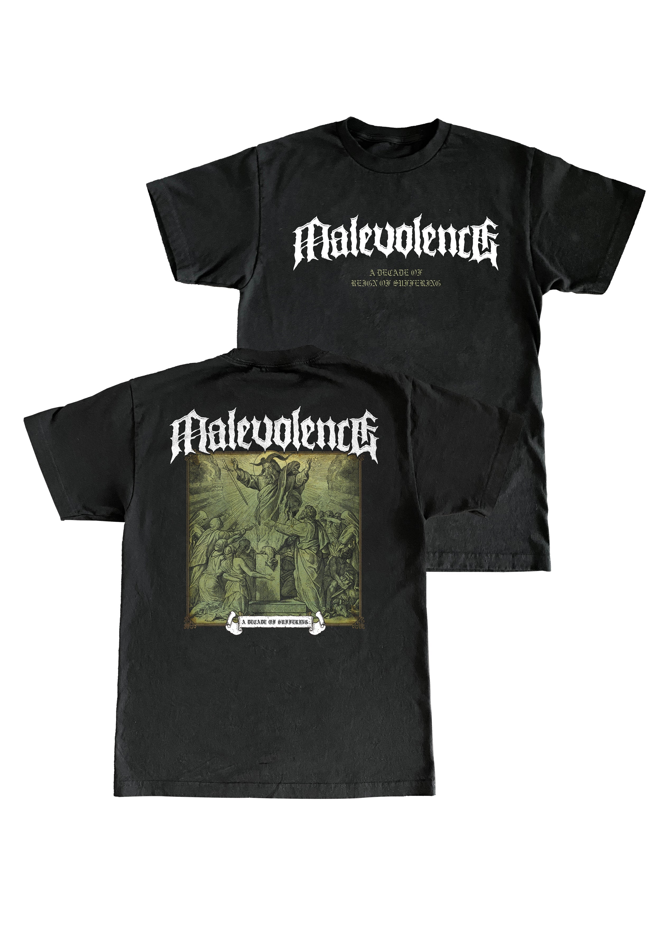 Malevolence - Reign Of Suffering Ten Year Anniversary Artwork T-Shirt Hoodie, Sweatshirt | CoreVibeTees.com