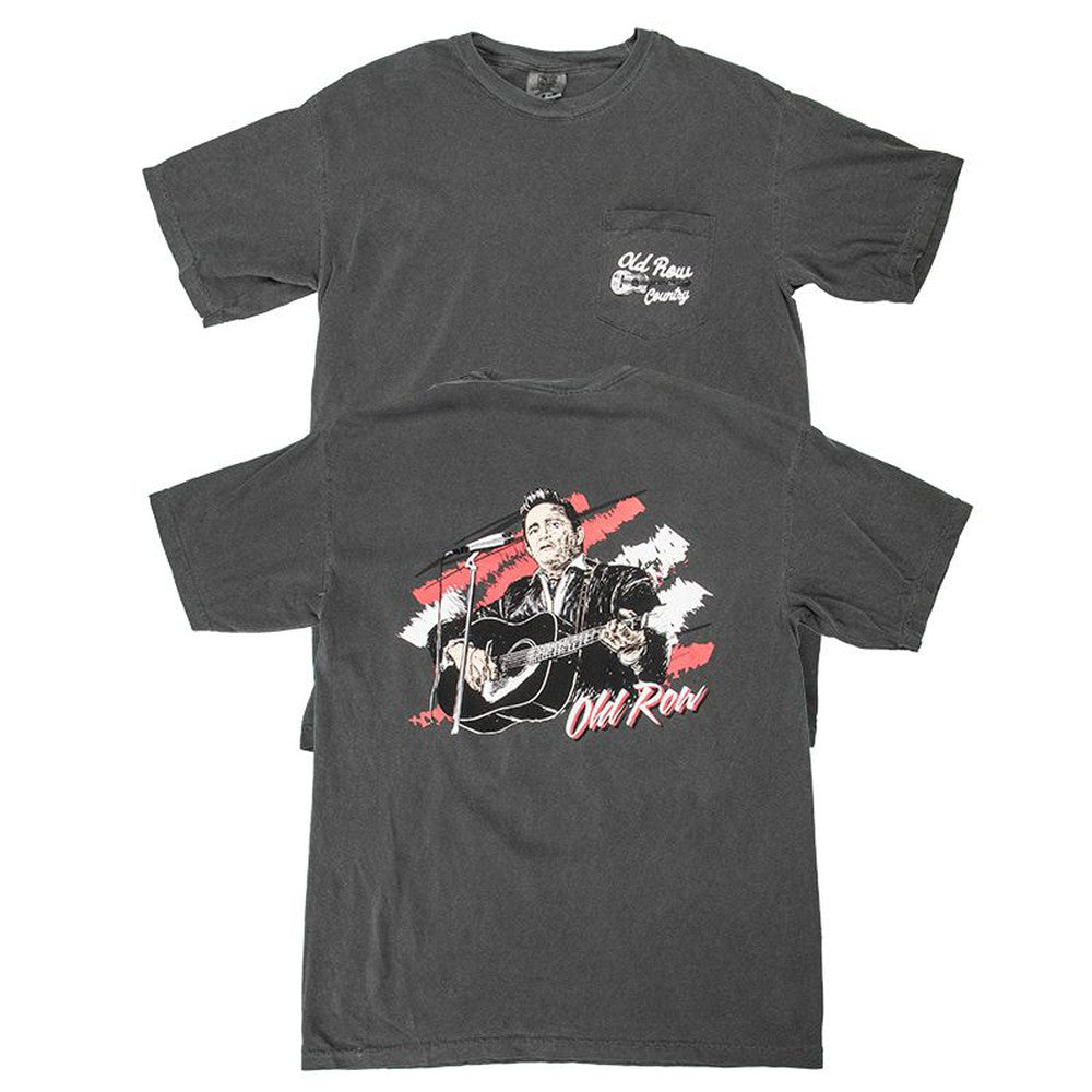 The Johnny Pocket Tee Hoodie, Sweatshirt | CoreVibeTees.com (Image 1)