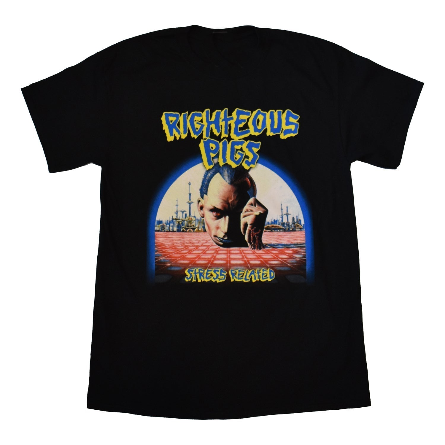 Righteous Pigs - Stress Related t-shirt Hoodie, Sweatshirt | CoreVibeTees.com (Image 2)