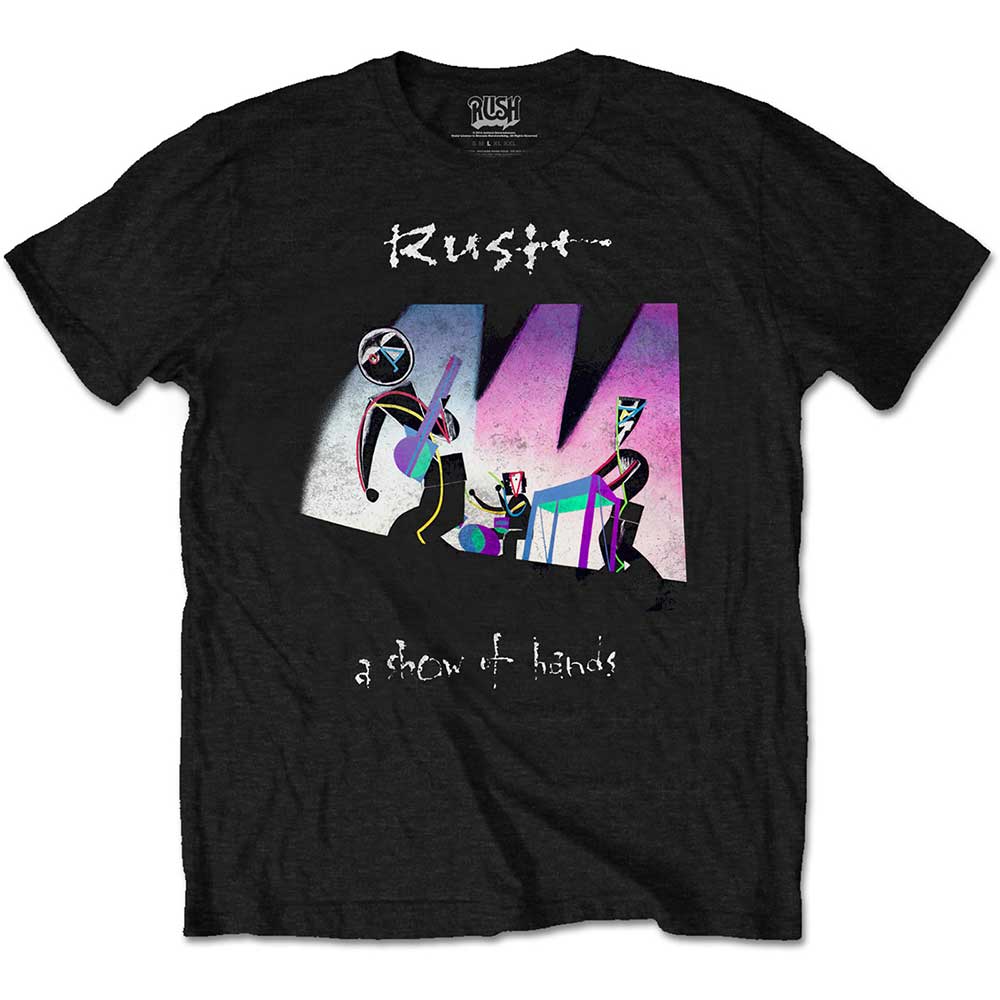 RUSH Unisex T-shirt- Show of Hands Hoodie, Sweatshirt | CoreVibeTees.com