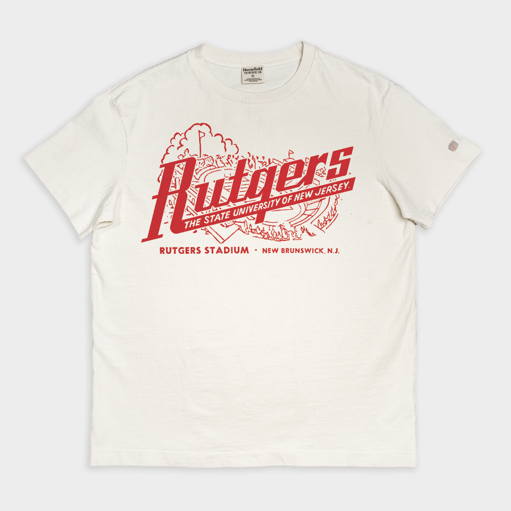 Rutgers Football 1951 Ticket Vintage Heavyweight Tee Style001 Hoodie, Sweatshirt | CoreVibeTees.com (Image 1)