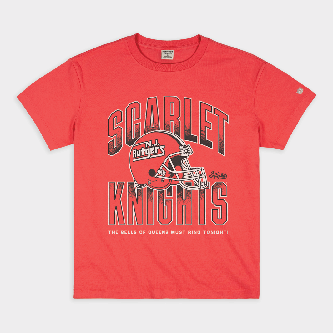 Rutgers Football Retro Logo Helmet Vintage Heavyweight Tee Style001 Hoodie, Sweatshirt | CoreVibeTees.com