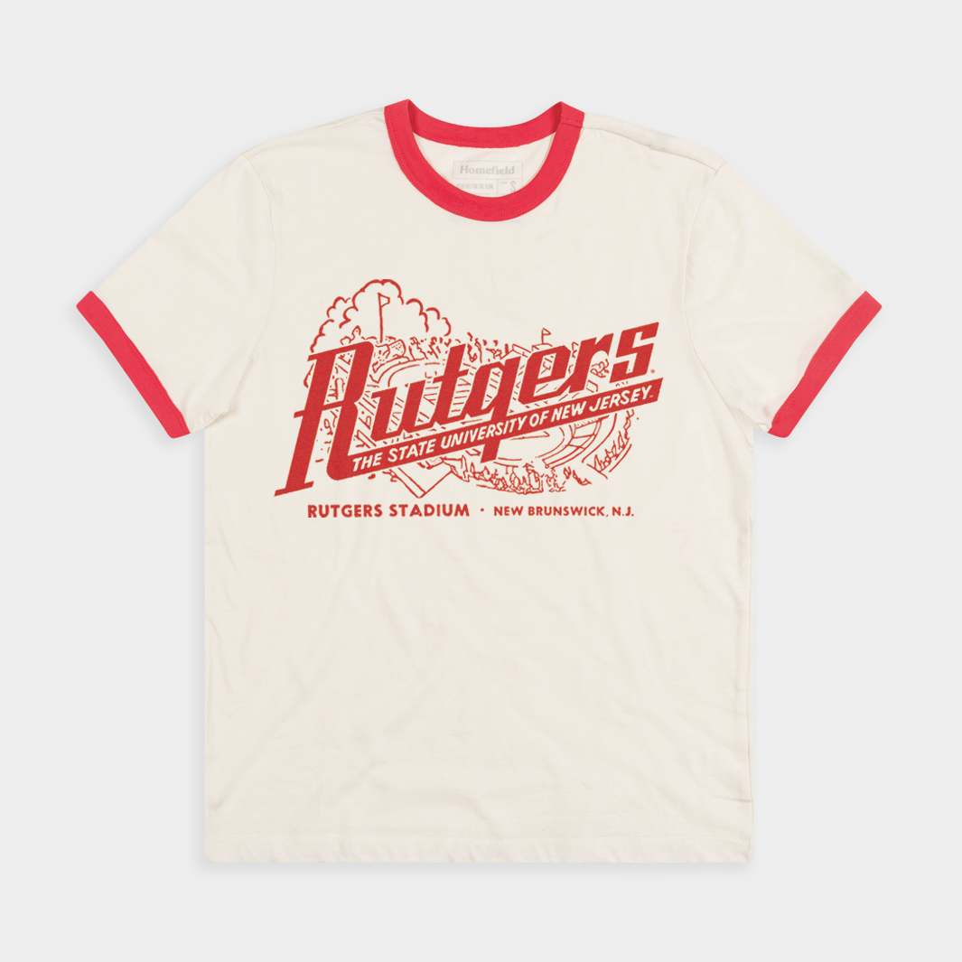 Rutgers Football Vintage 1951 Ticket Ringer Tee Style001 Hoodie, Sweatshirt | CoreVibeTees.com