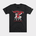 Retro Rutgers "Flag Flies High" Scarlet Knights Tee Hoodie, Sweatshirt | CoreVibeTees.com (Image 1)