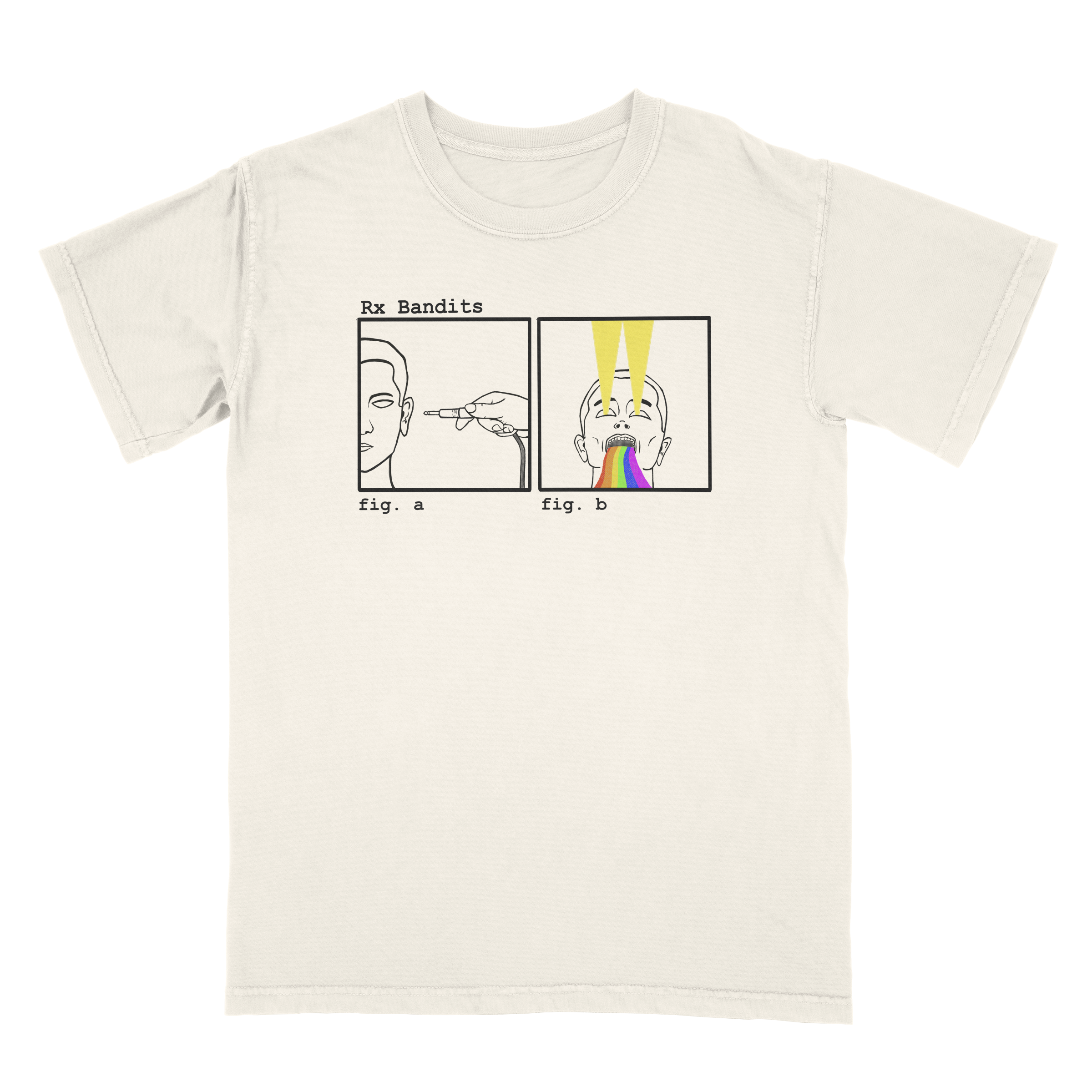 Plug Into The Rainbow Natural T-Shirt Hoodie, Sweatshirt | CoreVibeTees.com (Image 1)
