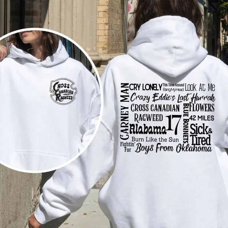 Raagweed Tour 2025 2 Sided Hoodie, Country Music Shirt, Concert Outfit, Unisex Sweater Pullover Tee