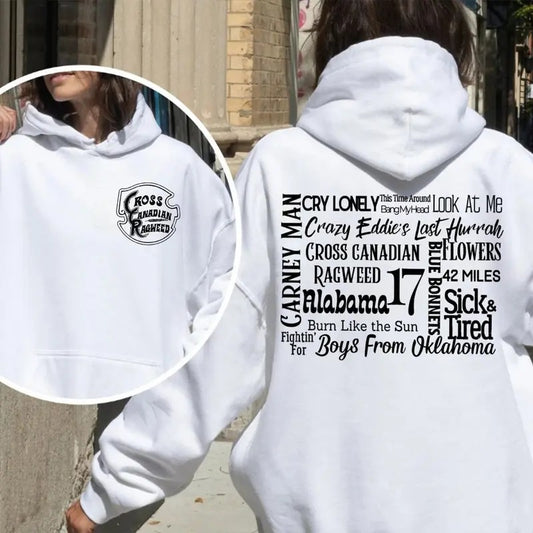 Raagweed Tour 2025 2 Sided Hoodie, Country Music Shirt, Concert Outfit, Unisex Sweater Pullover Tee