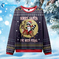 Raccoon Sorry Santa I’ve Been Feral Ugly Christmas Sweater