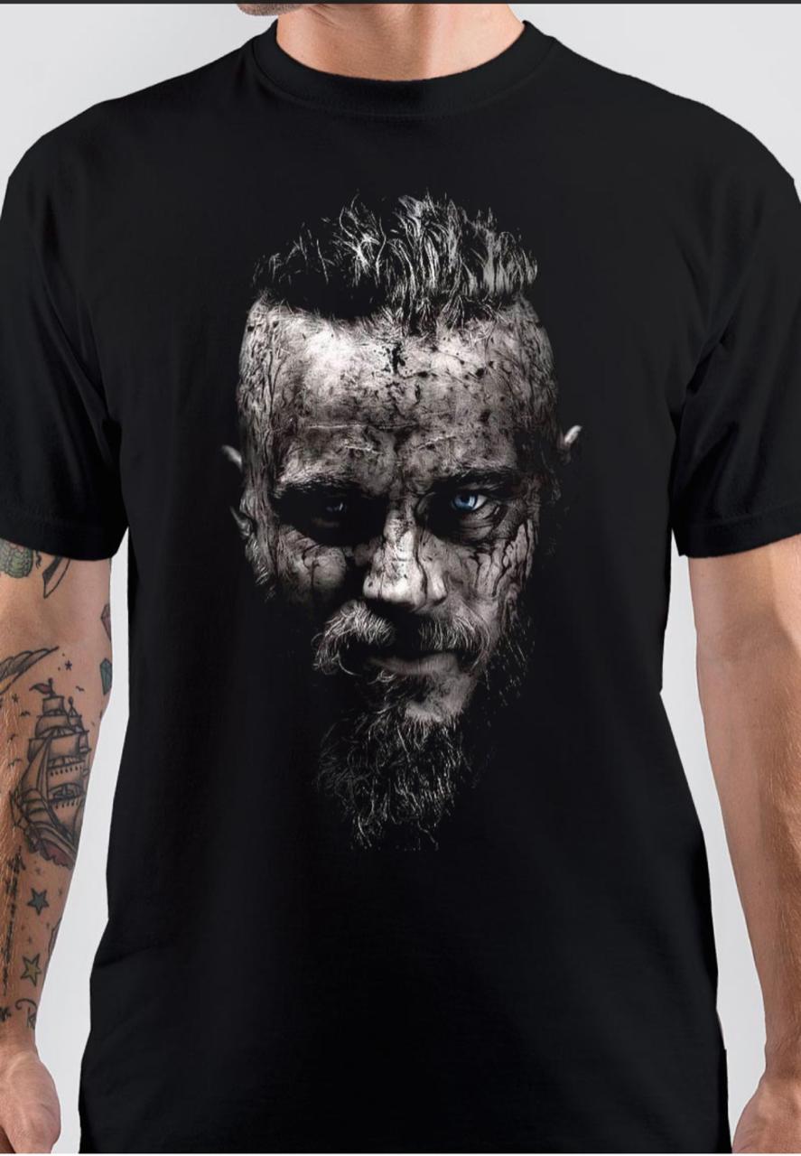Ragnar Lodbrok Black T-Shirt Hoodie, Sweatshirt | CoreVibeTees.com