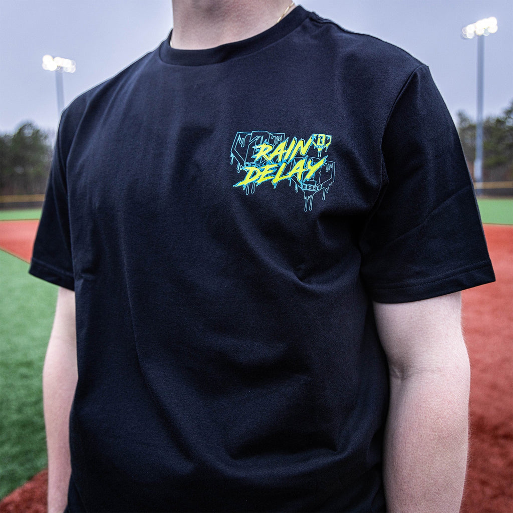 Rain Delay Tee - Black Hoodie, Sweatshirt | CoreVibeTees.com (Image 4)