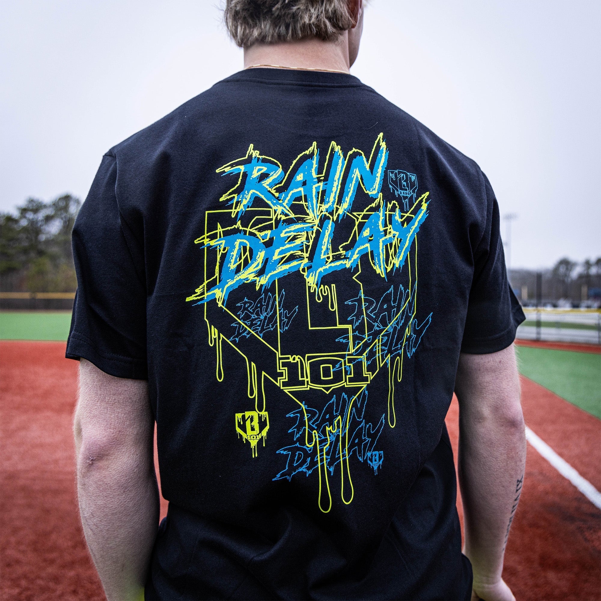 Rain Delay Tee - Black Hoodie, Sweatshirt | CoreVibeTees.com (Image 3)