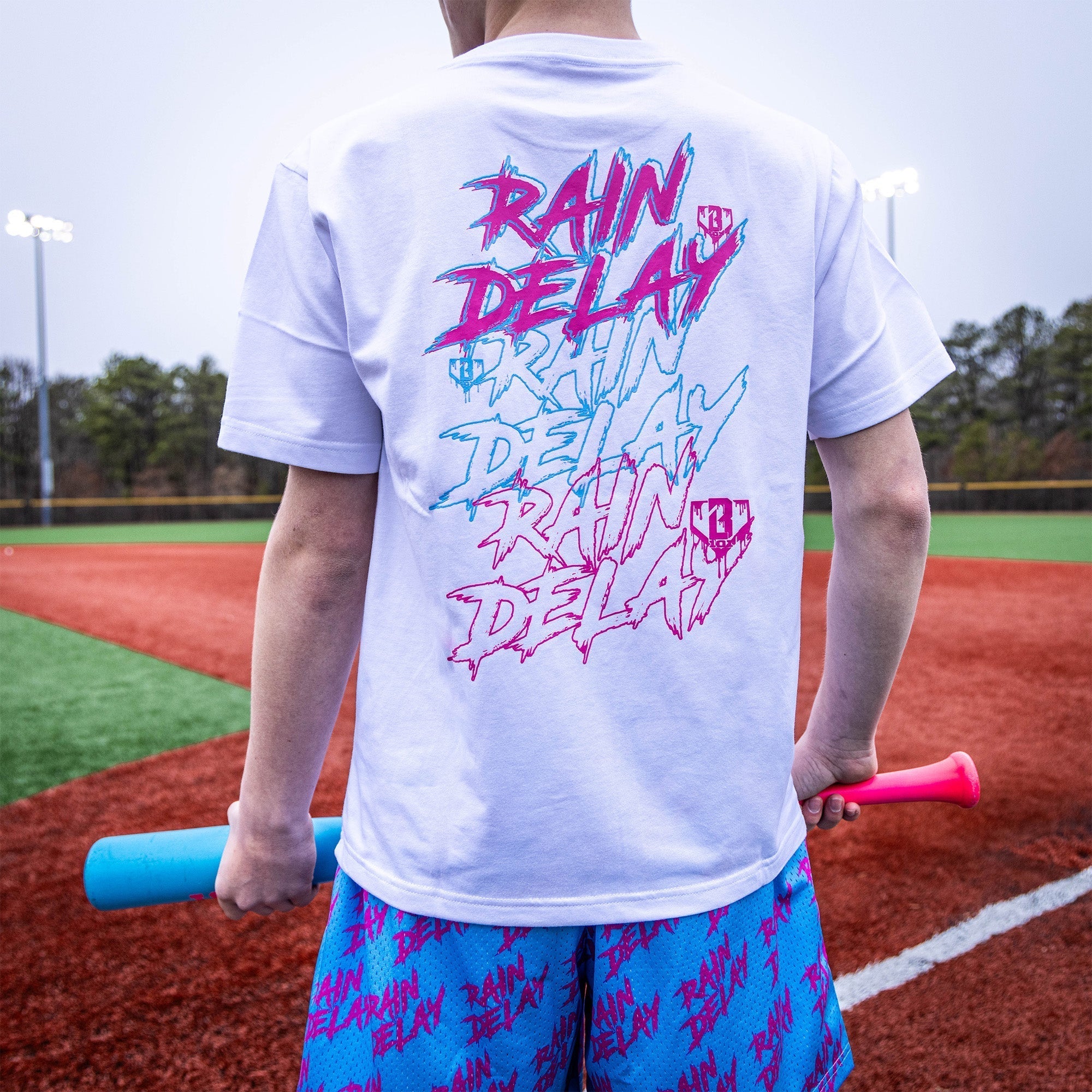 Rain Delay Tee - Cotton Candy Hoodie, Sweatshirt | CoreVibeTees.com (Image 3)